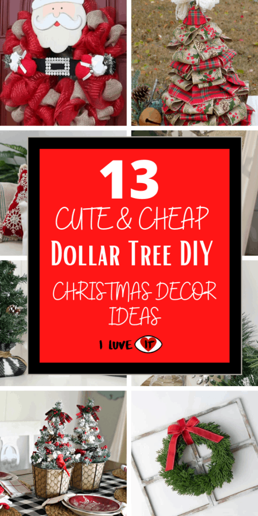 13 DIY Christmas Decor Ideas That Are Cheap and Easy To Make - I Luve It