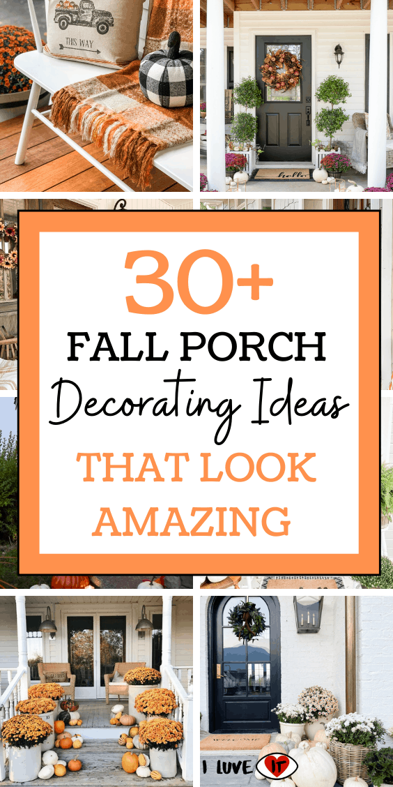 31 Fall Porch Decorating Ideas That Look Absolutely Amazing - I Luve It