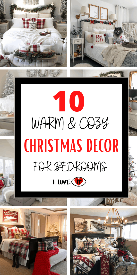 10 Warm and Cozy Christmas Decor Ideas for Bedroom - I Luve It