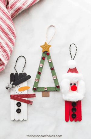 57 Cute and Easy Homemade DIY Christmas Ornaments - I Luve It