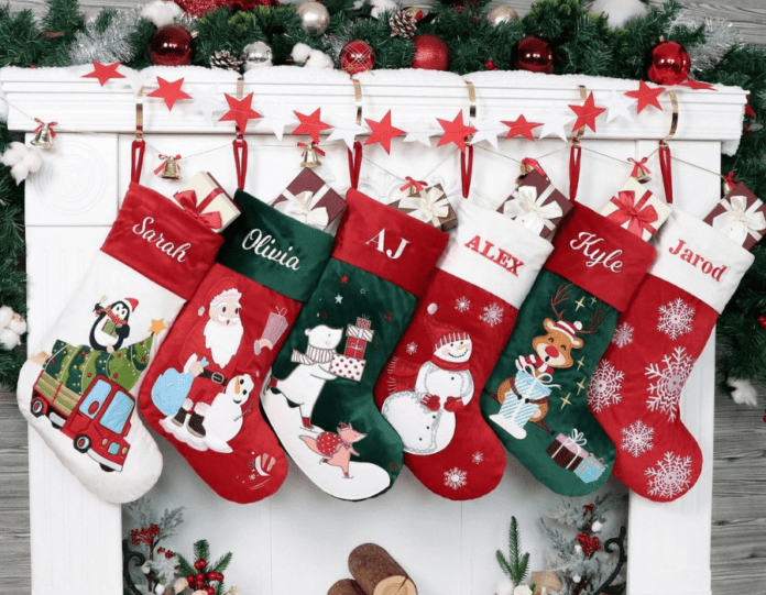 25 Beautiful Personalized Christmas Stockings Ideas - I Luve It