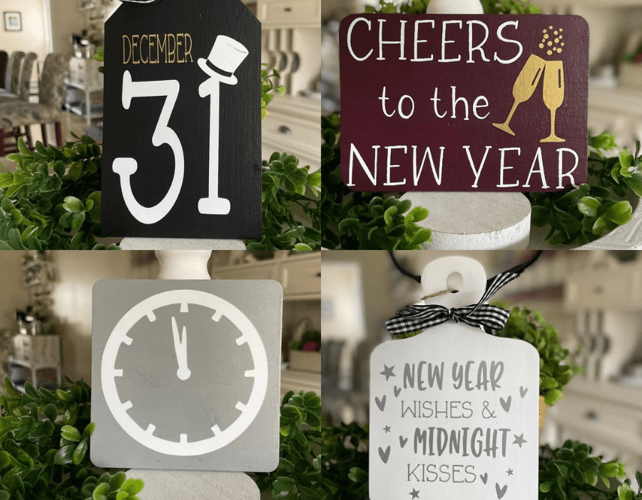 New Years eve decorations
