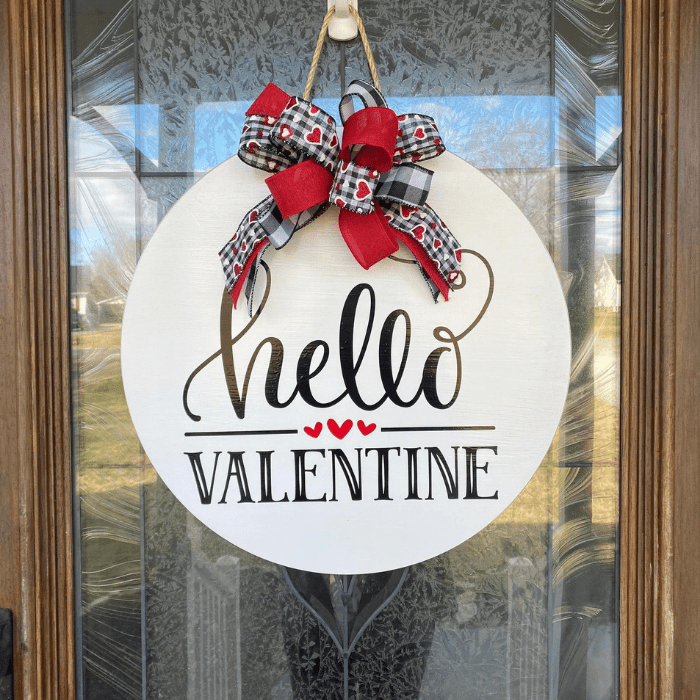 valentines day wreath