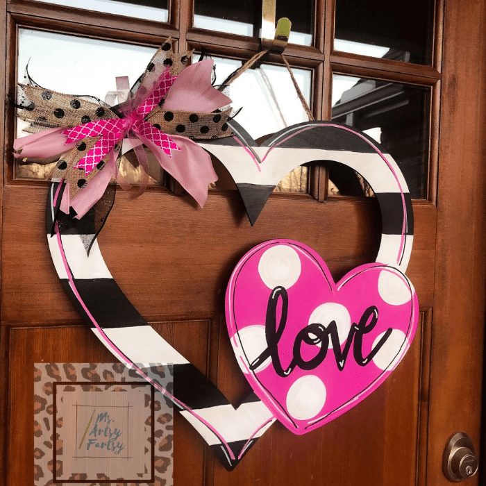 valentines day wreath