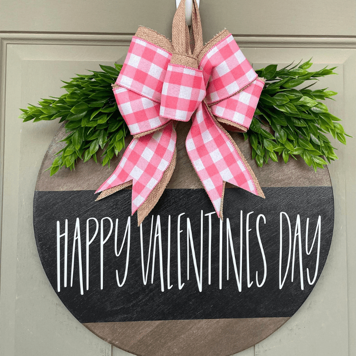 valentines day wreath