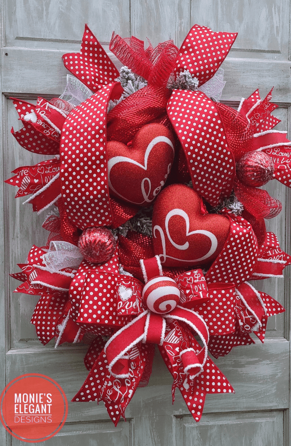 valentines day wreath