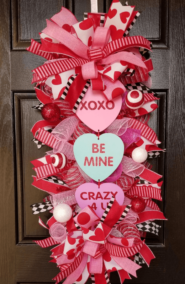 valentines day wreath