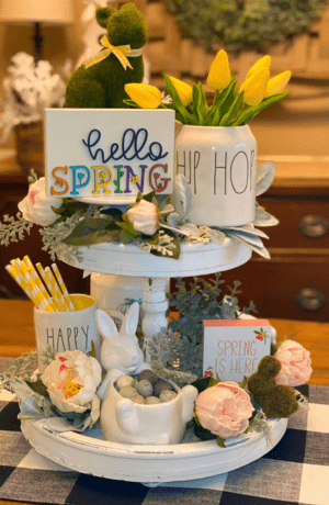 55 Beautiful Tiered Tray Spring Decor Ideas For the Home - I Luve It