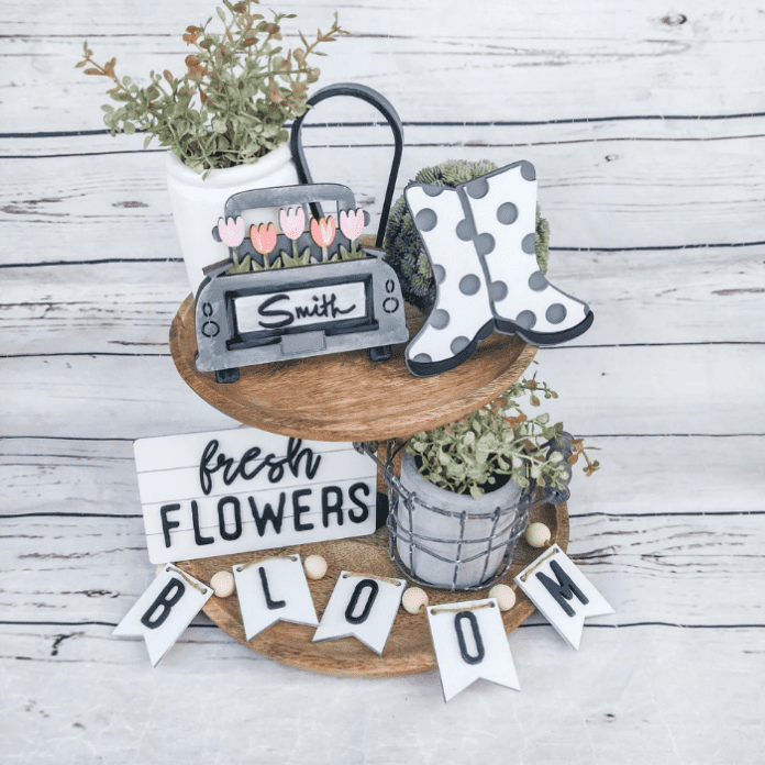 55 Beautiful Tiered Tray Spring Decor Ideas For the Home I Luve It