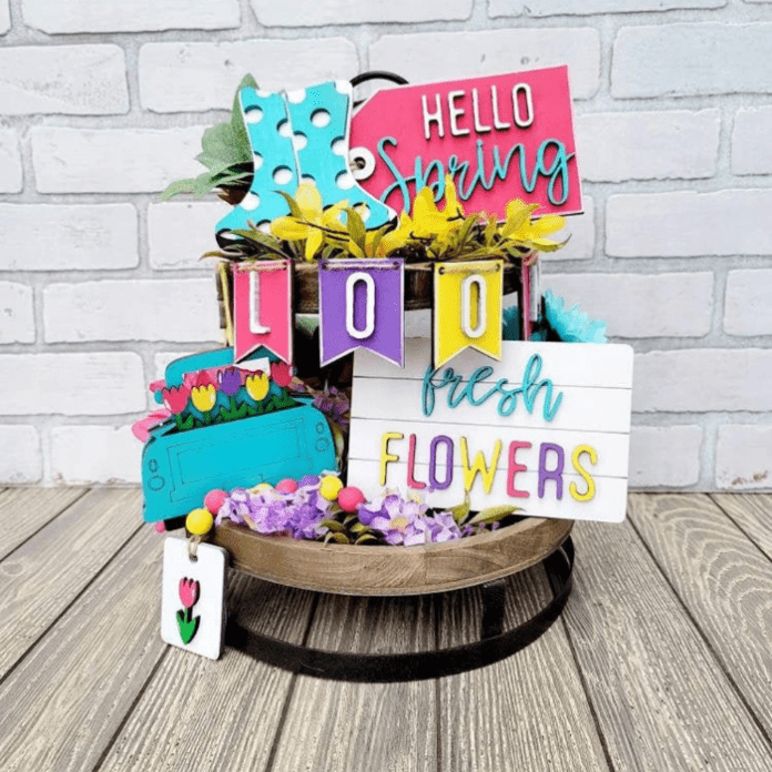 55 Beautiful Tiered Tray Spring Decor Ideas For the Home I Luve It