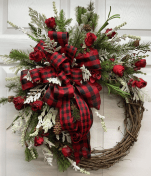 50 Beautiful Christmas Wreaths For Your Front Door - I Luve It