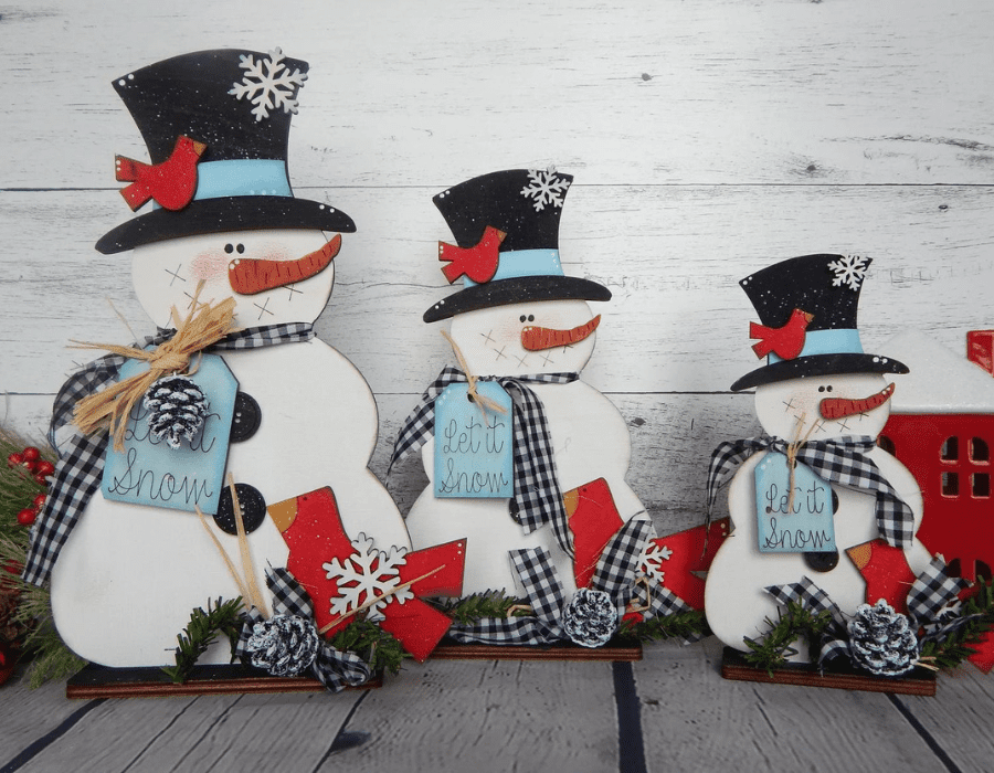 snowman Christmas decorations