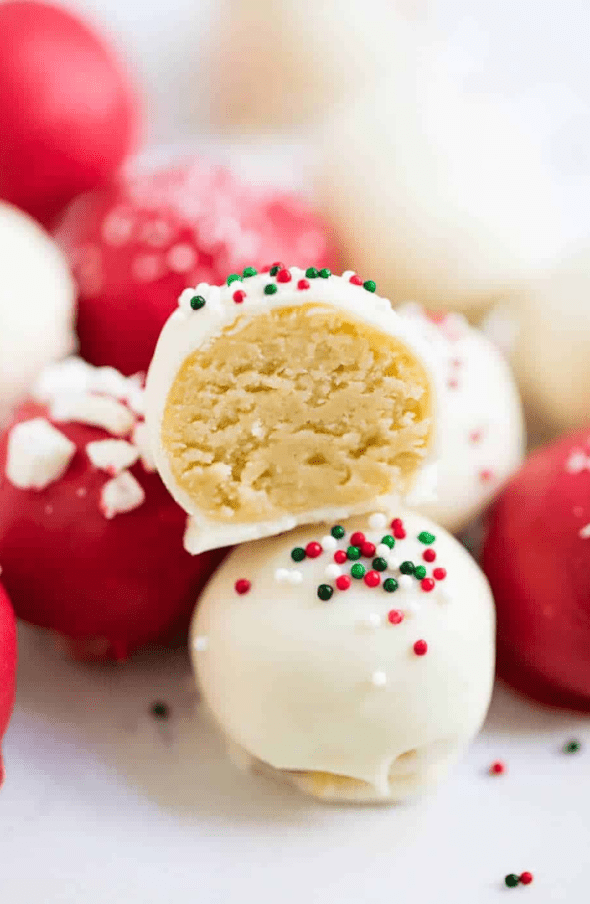 christmas cookies truffles