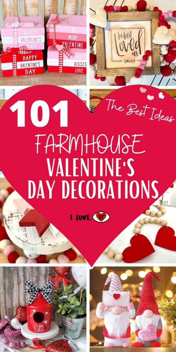 farmhouse valentine decor