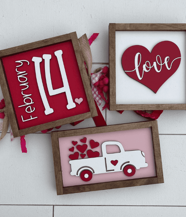 farmhouse valentines day decor