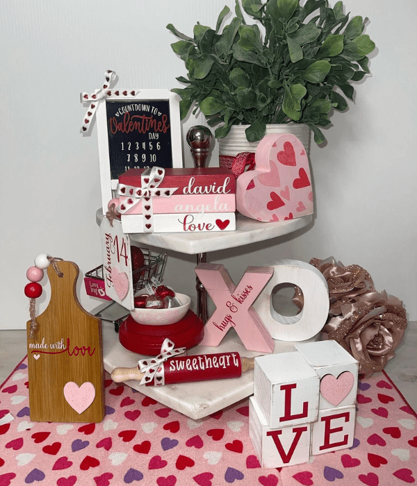 farmhouse valentine decor