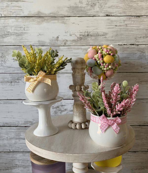 Easter spring mini flower vases