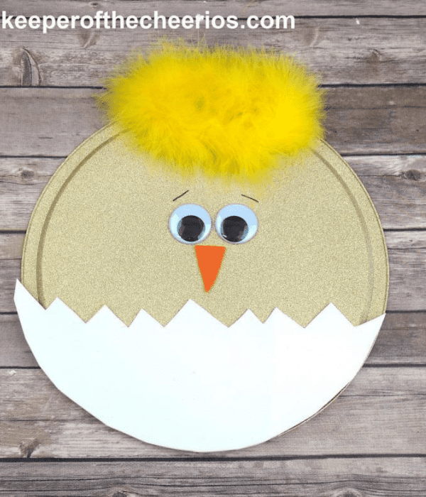 pizza pan spring easter crafts