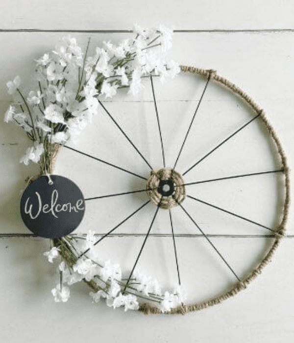 dollar tree farmhouse wreath