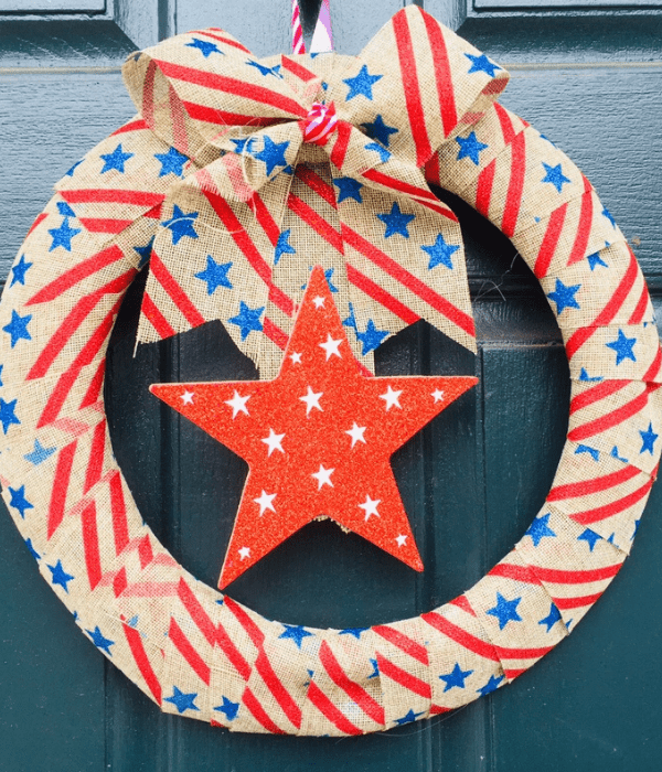 patriotic summer wreath