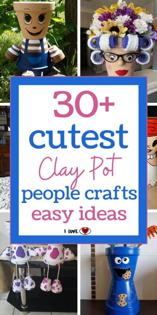 37 Cute and Creative Clay Pot People Crafts - I Luve It