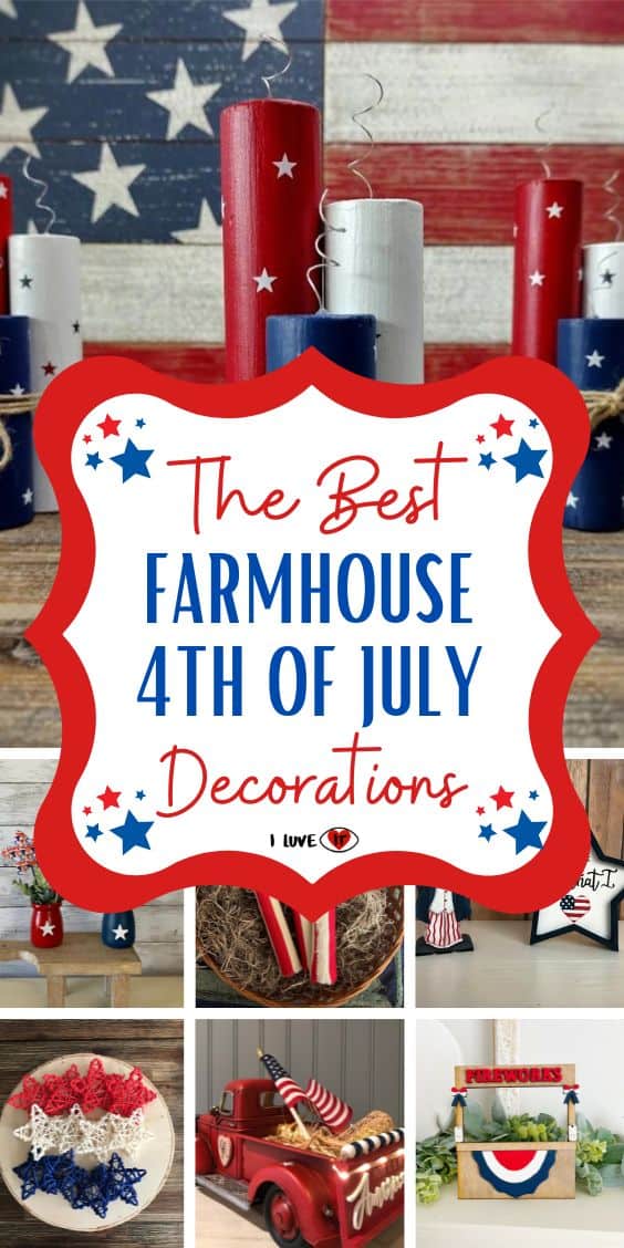 farmhouse 4th of July decorations