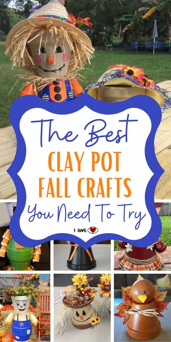 clay pot fall crafts
