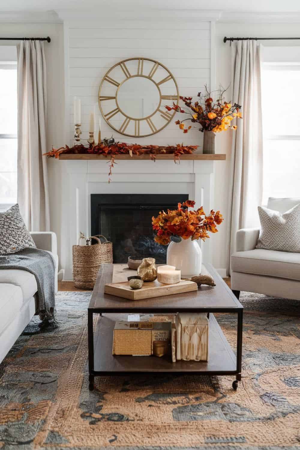 fall living room decor ideas