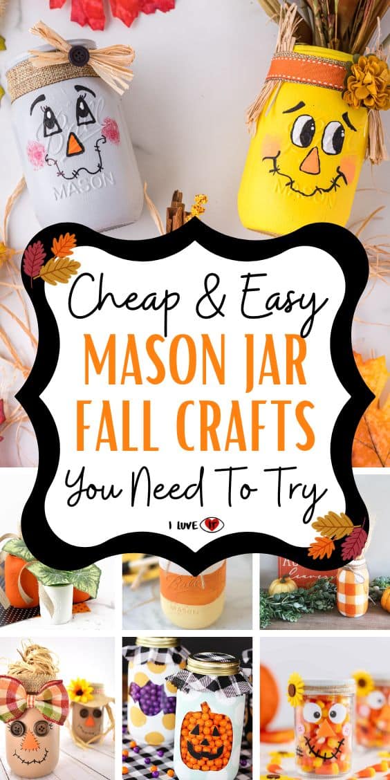 mason jar fall crafts