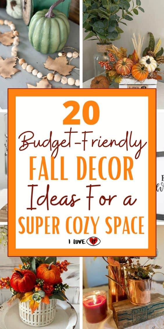 cheap fall decorating ideas