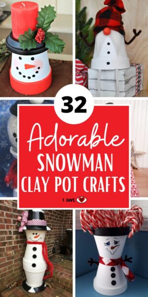 32 Adorable Snowman Clay Pot Crafts You Will Love - I Luve It