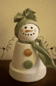 32 Adorable Snowman Clay Pot Crafts You Will Love - I Luve It