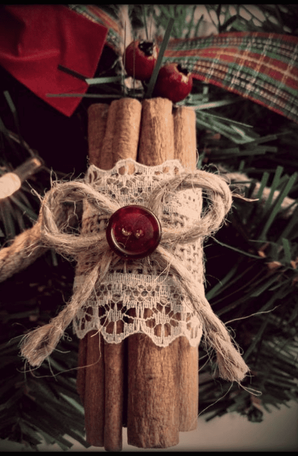 cinnamon stick ornaments
