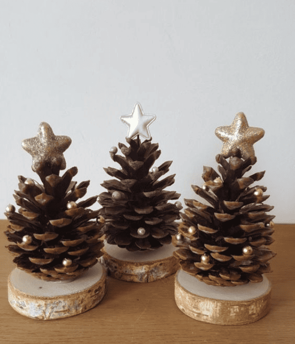 diy pinecone decor