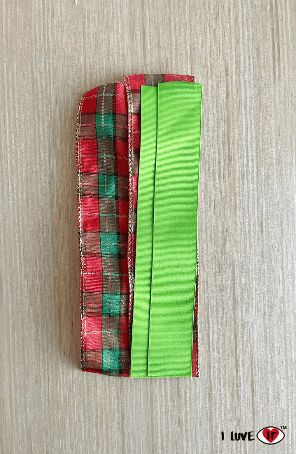 Christmas ribbon for bow