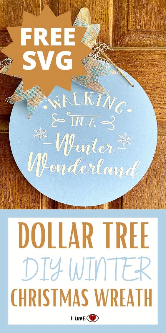 winter wonderland diy Christmas wreath