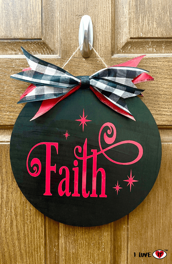 diy faith christmas wreath