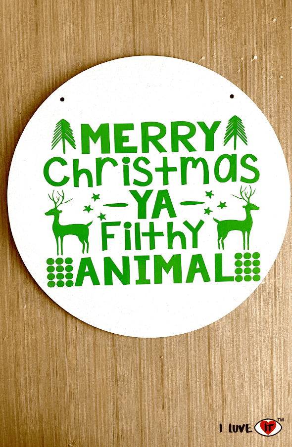 christmas door hanger