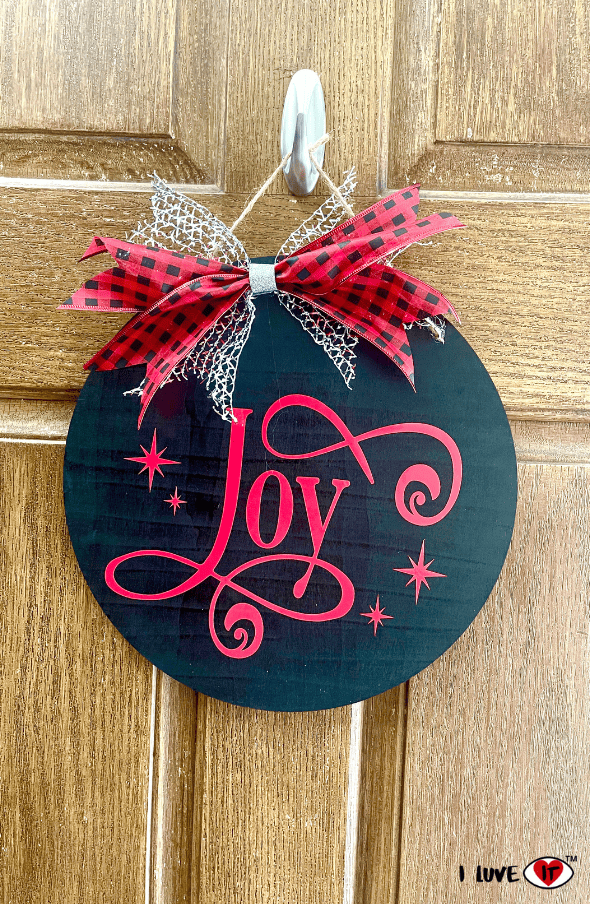 christmas door hanger diy