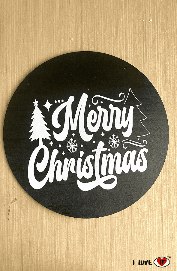 diy Christmas wood sign