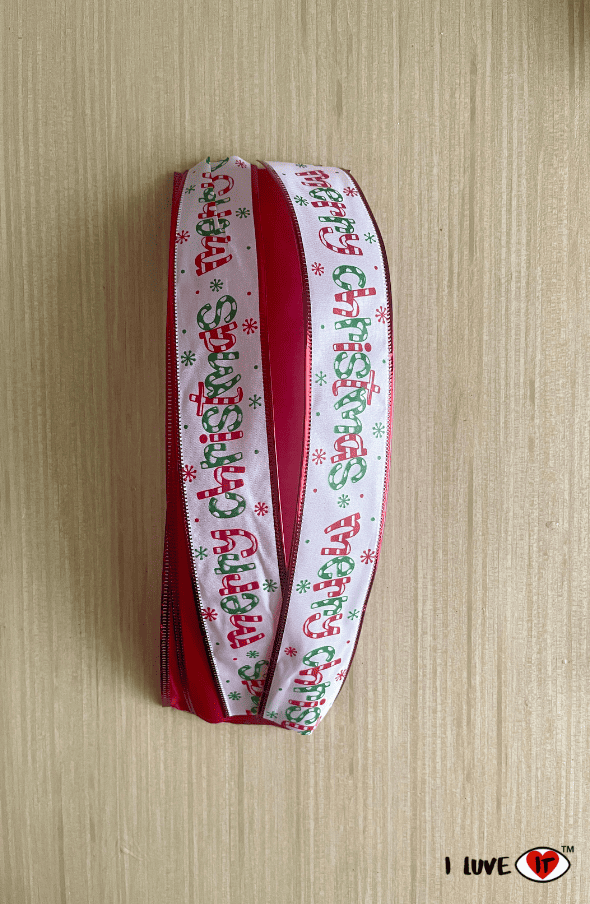 christmas ribbon