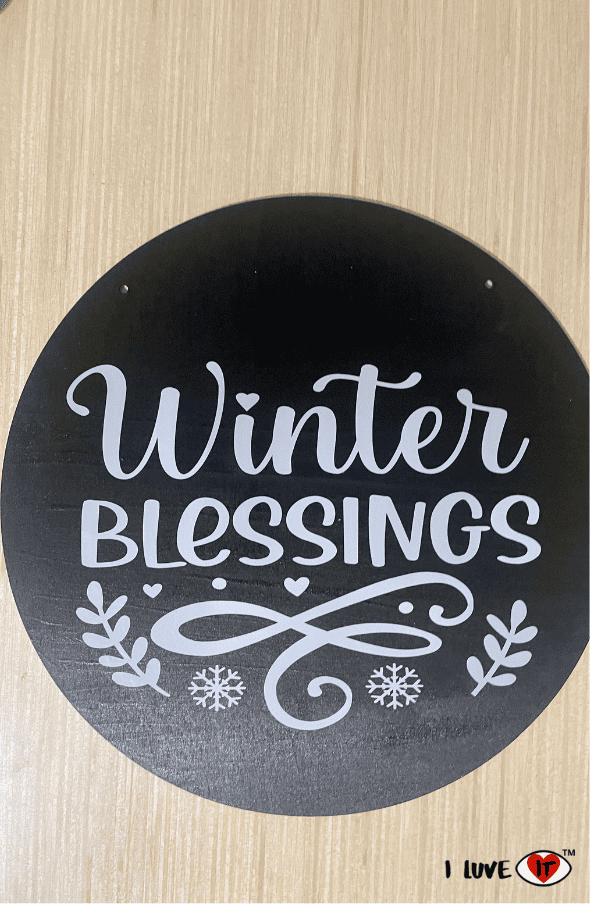 winter door hanger