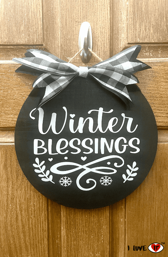 diy winter wreath