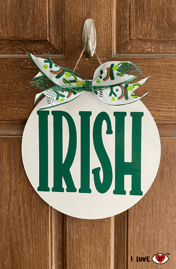 Irish st pattys wreath diy