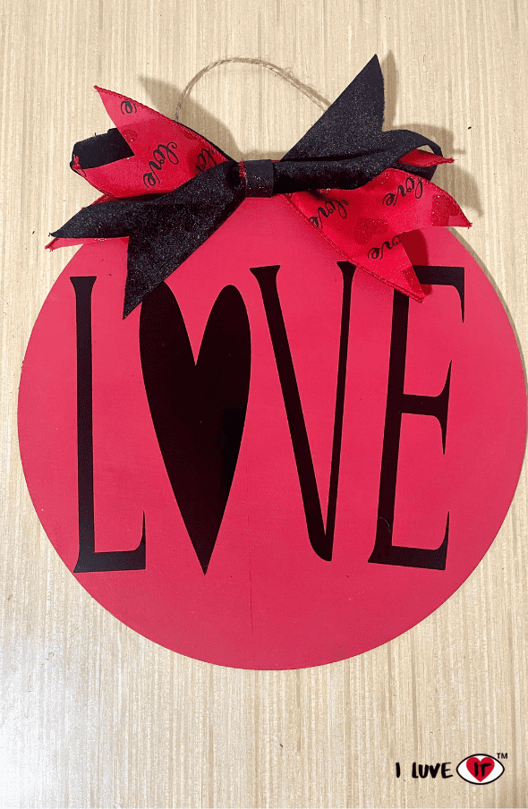 love Valentine wreath