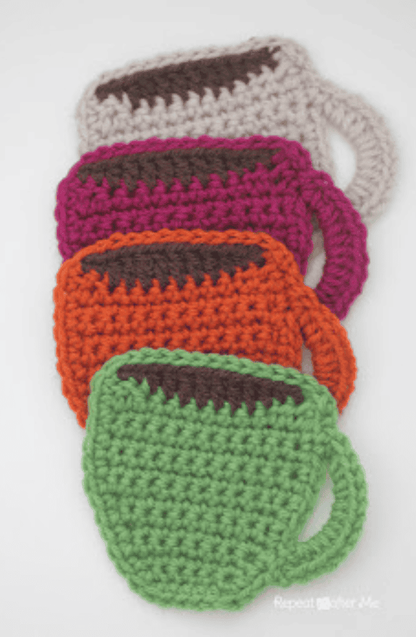 crochet coaster