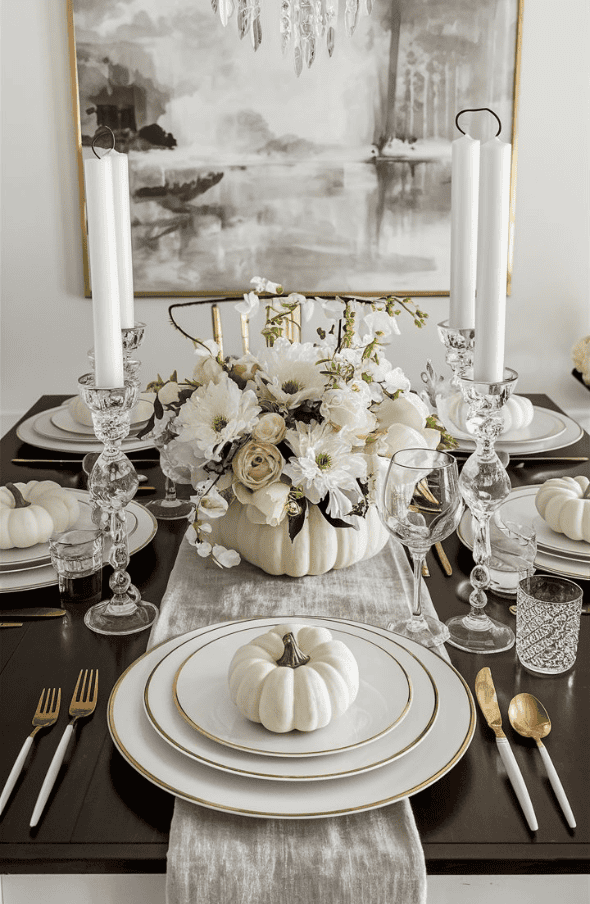 pumpkin table settings