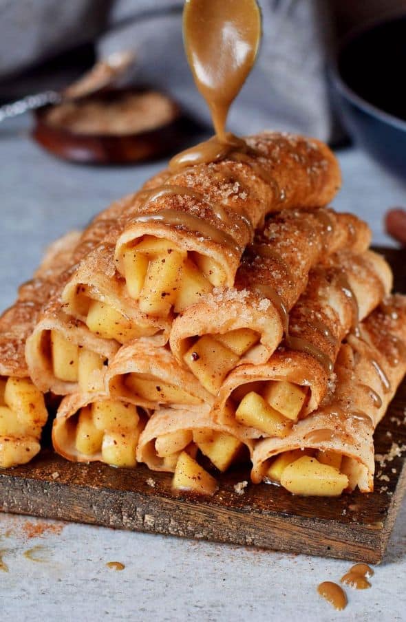 apples crepes