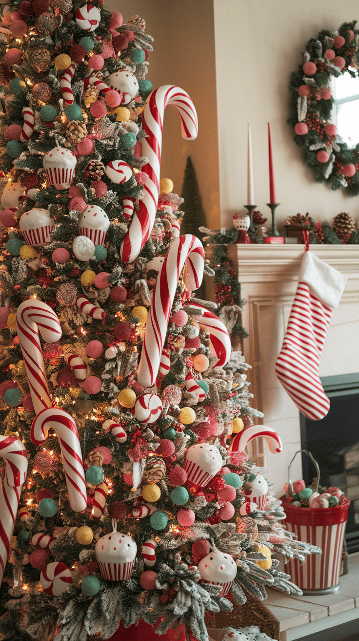 christmas tree ideas candy land