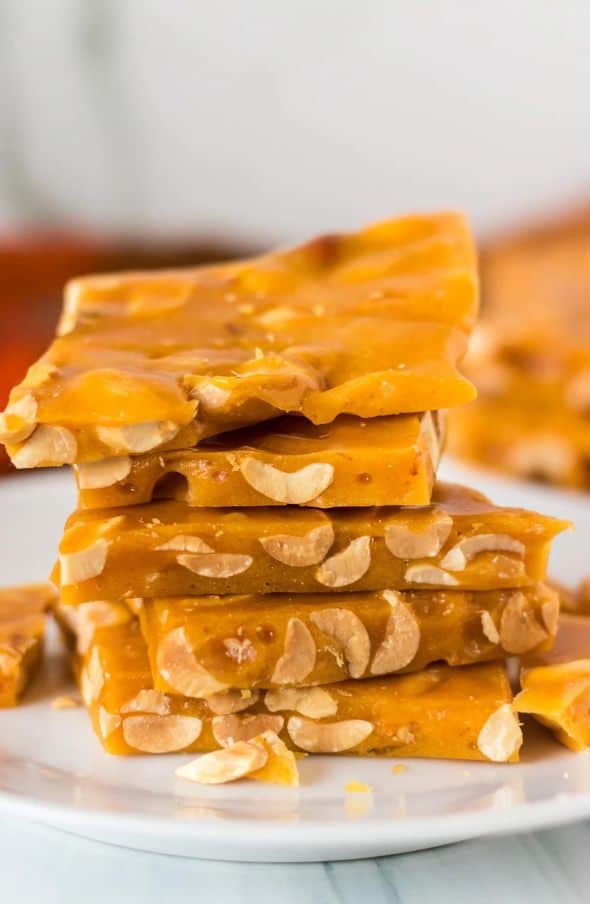 peanut brittle christmas candy